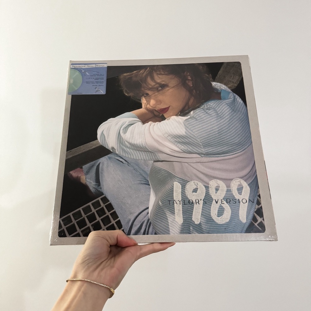 taylor swift 1989 tv vinyl aquamarine green